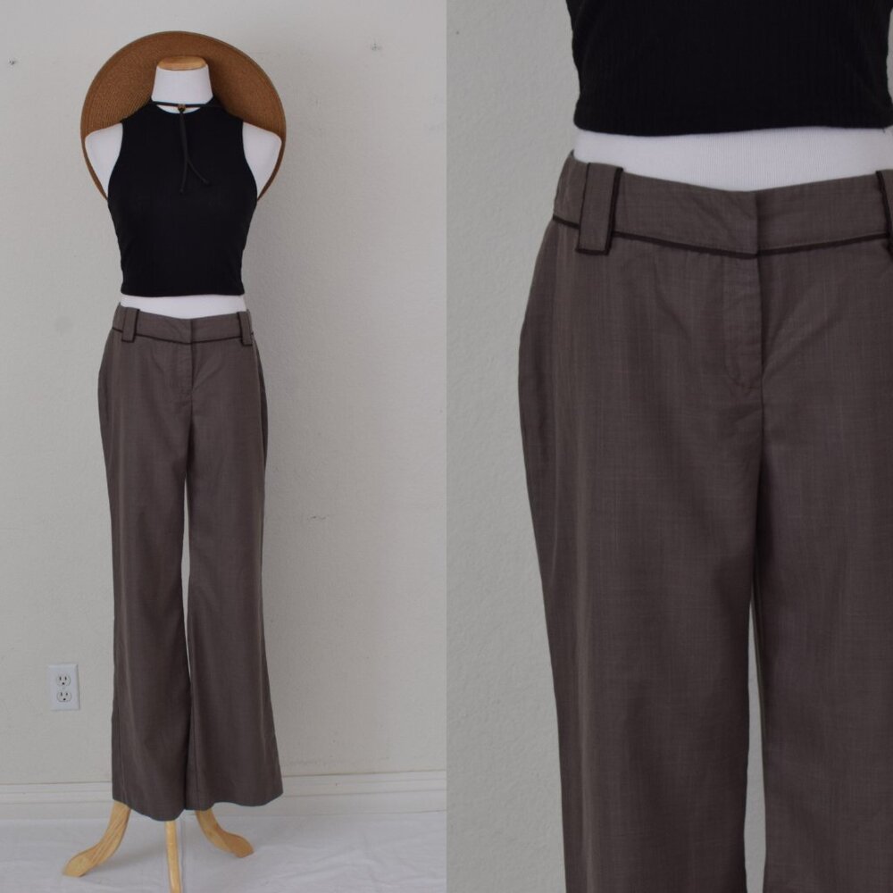 Vintage Y2K Poly/Rayon Flare Pants size 6 NINE and CO. by Nine West ‎ | 30 waist